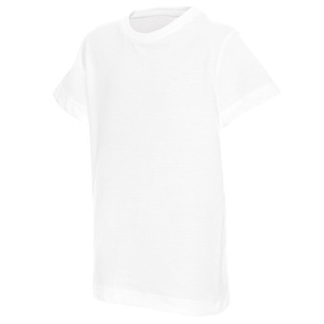 ШКОЛЬНАЯ ФУТБОЛКА ДЛЯ физкультуры БЕЛАЯ ХЛОПКА хорошего качества Promostars Р.144