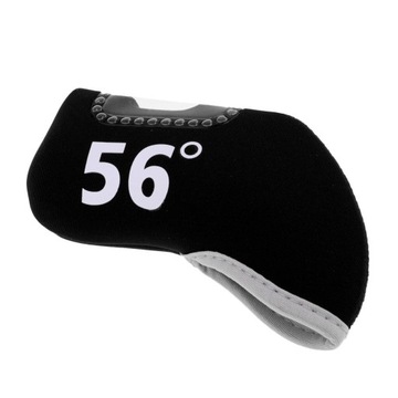 Golf Club Iron Putter Headcover Head Cover Protector 56 stopni Black