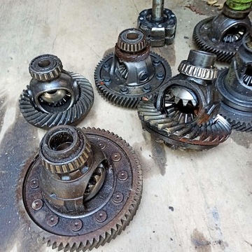 Koła zębate tryb dyfer stalowe zębatki kołyska lampa industrial loft DIY