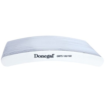Donegal Zestaw 24 sztuk dwustronnych pilników do paznokci, gradacja 100/180