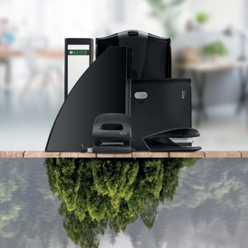 Экологически чистый степлер Leitz, 30 листов, переработанный, черный 56040095