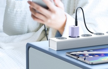 СЕТЕВОЕ ЗАРЯДНОЕ УСТРОЙСТВО MCDODO CUBE GAN USB + USB TYPE C 33 Вт, БЫСТРАЯ ЗАРЯДКА