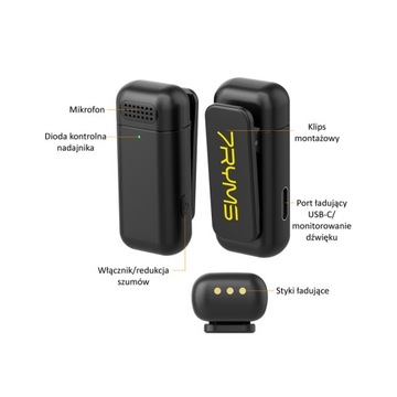 7Ryms Rimo S1 Беспроводной микрофон USB-C для двух человек + чехол для зарядки