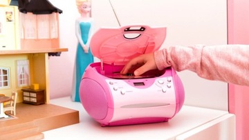 LENCO SCD-24 CD FM-радиоплеер Розовый