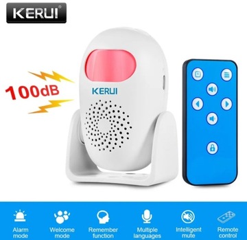 Датчик входной сигнализации для дома, PIR-датчик движения со звуком, пульт дистанционного управления