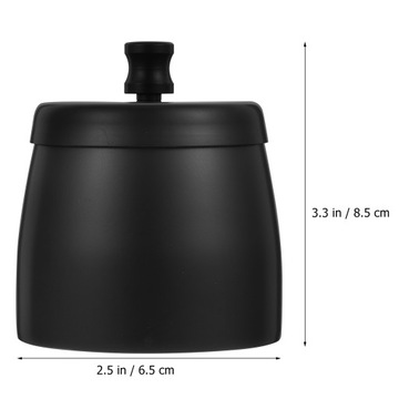 1шт пепельница из нержавеющей стали Dostic Black Me