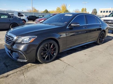 Mercedes Klasa S W222 2016 Mercedes-Benz Klasa S 2016 MERCEDES-BENZ S 63 AMG silnik 5.5 L 5.5 Benzyna, zdjęcie 1