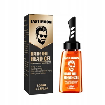 100ml Męski Wosk Do Włosów Żel Z Grzebieniem