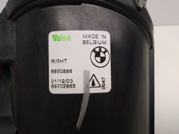 03+ X5 BMW E53 HALOGEN PRAVÝ W NÁRAZNÍK NOVÝ ORIGINÁL