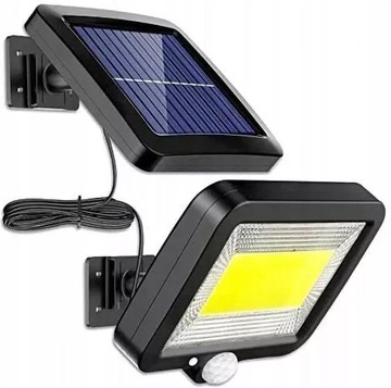 Halogen Lampa solarna 100Led czujka ruchu zmierzch