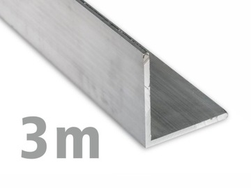 Kątownik aluminiowy 25x25x2 - 3m