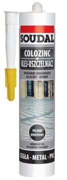 Soudal COLOZINC klej uszczelniacz do blach 290 ml szary