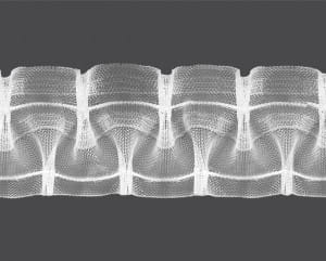 НЕЖНАЯ ШТОРА ИЗ ВУАЛЯ НА ЗАКАЗ ROYAL RF - элегантная, белая