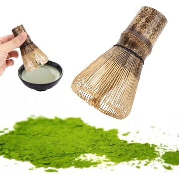 CHASEN BAMBUSOWA MIOTEŁKA PĘDZEL DO HERBATY MATCHA
