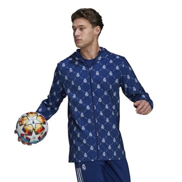 Kurtka Przeciwwiatrowa adidas REAL MADRID r. M