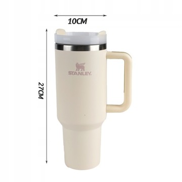 ПОРТАТИВНАЯ ТЕРМОКРУЖКА ДЛЯ КОФЕ С ВОДОЙ 1,18 Л С СОЛОМОЧКОЙ