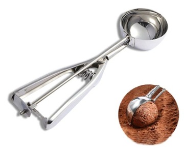 СТАЛЬНАЯ ЛОЖКА ДЛЯ МОРОЖЕНОГО для фруктового пюре - Идеально подходит для поваров