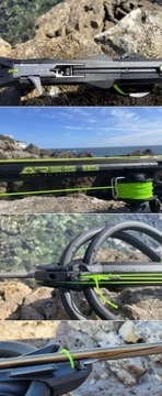 SALVIMAR ARES 85 арбалет для подводной охоты + катушка 2x РЕЗИНОВЫЕ СТРЕЛЫ