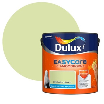 DULUX EASYCARE FARBA LATEKSOWA PLAMOODPORNA Perfekcyjna pistacja 2,5L