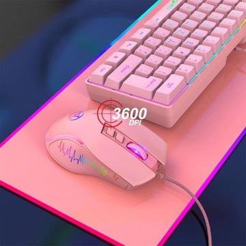 Проводная игровая мышь USB 2.0, 7 кнопок, 4 регулируемых разрешения, 7