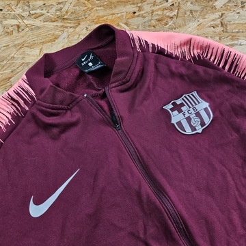 Bluza na Zamek Stójka NIKE FC BARCELONA Kolekcjonerska Sportowa L