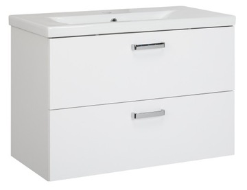 Szafka łazienkowa z umywalką 80 slim front połysk