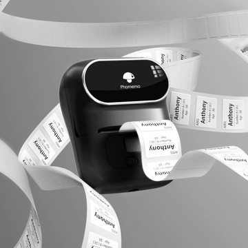 Термопринтер этикеток Phomemo M110 с Bluetooth, Android IOS