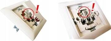 KISSME GNIAZDO KOMPUTEROWE RJ45 LAN INTERNETOWE K5