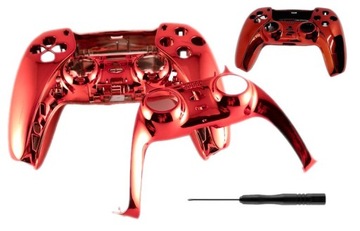 КРАСНЫЙ ГЛЯНЦЕВЫЙ КОРПУС ДЛЯ DUALSENSE PS5 PLAYSTATION 5 + ОТВЕРТКА