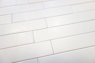 ПЛИТКА ГЛАЗУРЬ БЕЛЫЙ КИРПИЧ КИРПИЧ ЕЛОЧКА 25x5см БЛОК БЕЛЫЙ САТИНОВЫЙ МАТОВЫЙ