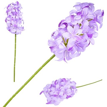 HIACYNT DEKORACYJNY OZDOBA FLORYSTYCZNA WIELKANOCNA SZTUCZNY KWIAT 39CM