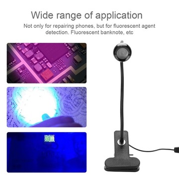 USB 3W УФ КЛЕЙНАЯ ЛАМПА УЛЬТРАФИОЛЕТОВАЯ СВЕТОДИОДНАЯ VIOLA