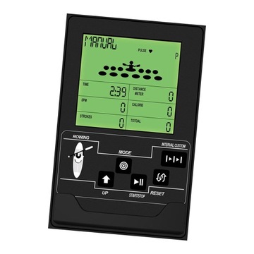 Профессиональный монитор счетчика гребного тренажера