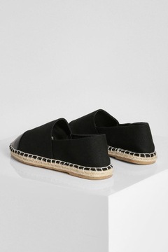 D0D003 CZARNE ESPADRYLE BOOHOO 39