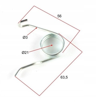Пружина рычага расширителя тормоза WFM FRONT