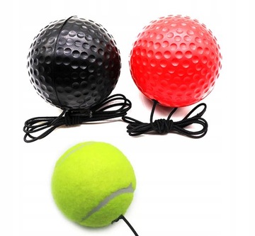 НАБОР БОКСЕРСКИХ МЯЧОВ REFLEX BALL ИЗ 3 ТРЕНИРОВОЧНЫХ МЯЧОВ ДЛЯ ГОЛОВЫ FT41