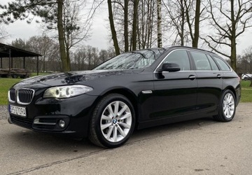 BMW Seria 5 F10-F11 Touring Facelifting 520d 190KM 2015 BMW Seria 5 Bezwypadkowy, Sportsitze