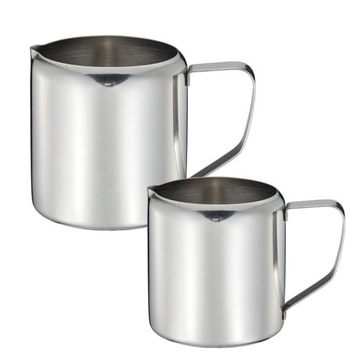 2Pcs 1 Stainless Steel Milk Frothing Machines Milk