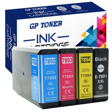 4x Náplně Do Tiskárny Epson Workforce Pro Wf 5620 5110 5190DW 5600 5690 5100
