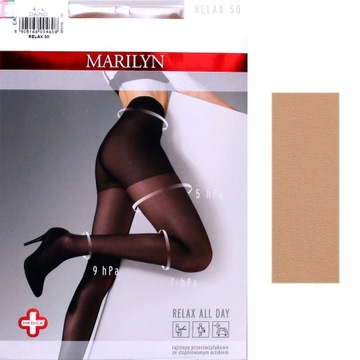 Marilyn RELAX 50 R5 rajstopy visone przeciwżylakow