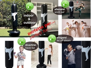 НАДУВНОЙ БОКСЕРСКИЙ МЕШОК 160см ДЛЯ ДОМА И САДА