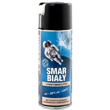 SMAR BIAŁY LITOWY Z TEFLONEM PTFE PULSAR W SPRAYU 400 ml