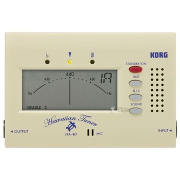 KORG-HA40 tuner do inst. hawajskich UKULELE, STEEL GUITAR