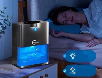 ОСУШИТЕЛЬ ВОЗДУХА АБСОРБЕР ВЛАЖНОСТИ WIFI УМНЫЙ ОЧИСТИТЕЛЬ HEPA ФИЛЬТР