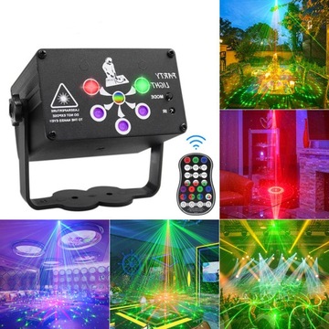 PROJEKTOR DYSKOTEKOWY KULA DISCO REFLEKTOR UV LED