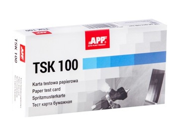 Karta testowa PAPIEROWA do natrysku kontrolnego| 16cmx8cm | op. 100szt. APP