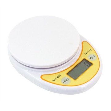 WAGA KUCHENNA ELEKTRONICZNA LCD 5kg z MISĄ