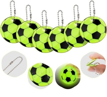 24X СВЕТООТРАЖАЮЩИЕ БРЕЛКИ СВЕТЯЩИЕСЯ В ТЕМНОТЕ ДЕТСКИЙ РЮКЗАК-ШАР