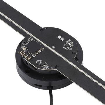 Веер с 3D-голограммой, 224 светящихся бусины