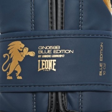 Боксерские перчатки Leone Blue Edition 10oz